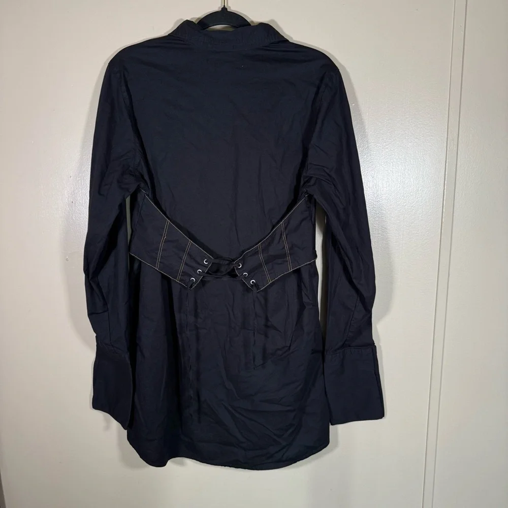 Urban Outfitters Taurus Witchy Corset Shirt Dress Black Size Large - Picture 3 of 9